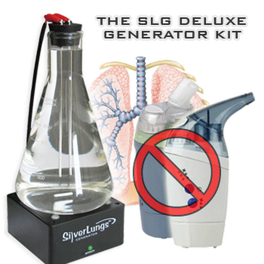Silver Lungs Deluxe Generator Kit (no Nebulizer) - Click Image to Close